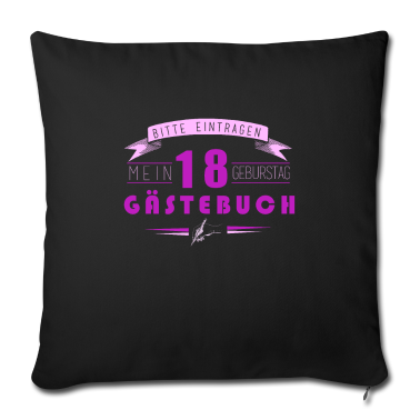 Geschenk zum 18 Kissenbezug - 18. Geburtstagsparty