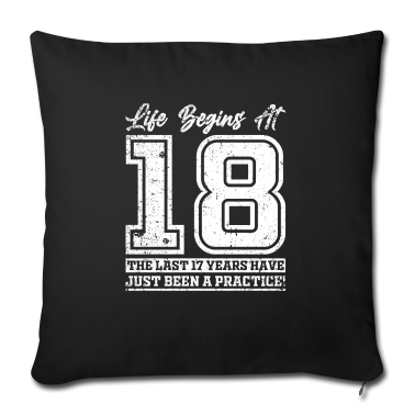 Geschenk zum 18 Kissenbezug - 18 Geburtstag Geschenke