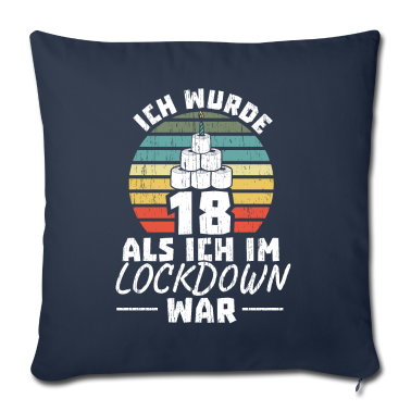Geschenk zum 18 Kissenbezug - 18. Geburtstag Als Ich Im Lockdown war 18 Jahre
