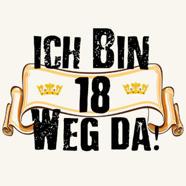 Motiv 18. Geburtstag Ich bin 18 Jahre Bestes Geschenk