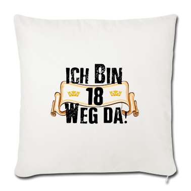 Geschenk zum 18 Kissenbezug - 18. Geburtstag Ich bin 18 Jahre Bestes Geschenk