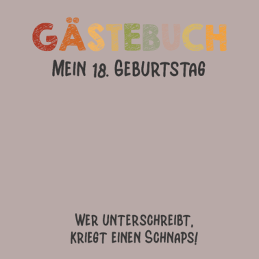 Motiv Gästebuch 18. Geburtstag