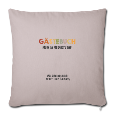 Geschenk zum 18 Kissenbezug - Gästebuch 18. Geburtstag