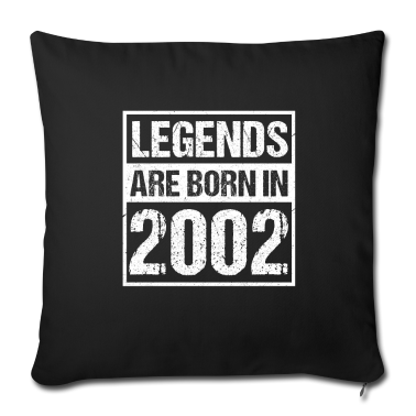 Geschenk zum 18 Kissenbezug - 2002 18. Geburtstag 18 Jahre Legende Geschenk