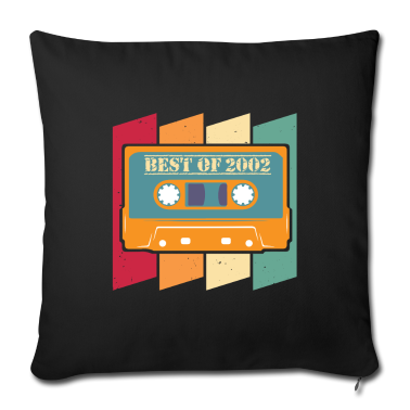 Geschenk zum 18 Kissenbezug - Retro Best Of 2002 18. Geburtstag