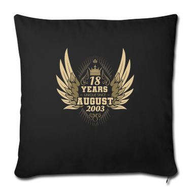 Geschenk zum 18 Kissenbezug - Geschenke zum 18. Geburtstag Volljährig Achtzehn