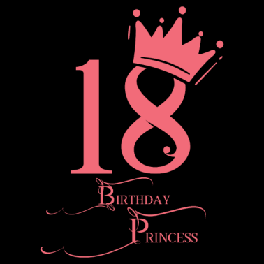 Motiv 18 Geburtstag Prinzessin Krone Geschenk
