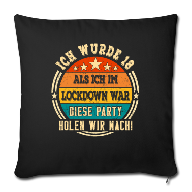 Geschenk zum 18 Kissenbezug - 18 Jahre 18. Geburtstag als ich im Lockdown war