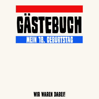 Motiv 18. Geburtstag 18 Jahre Party Gästebuch Geschenk