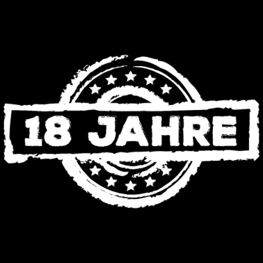 Motiv 18 Jahre 18. Geburtstag Volljährig Geburtstagspart