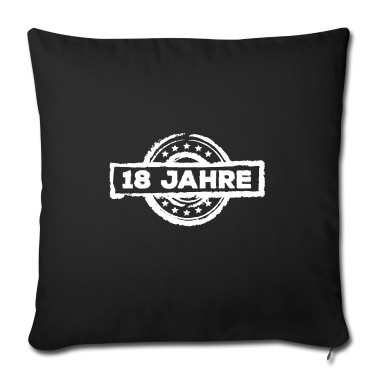 Geschenk zum 18 Kissenbezug - 18 Jahre 18. Geburtstag Volljährig Geburtstagspart