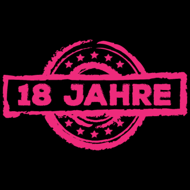 Motiv 18 Jahre 18. Geburtstag Volljährig Geburtstagspart