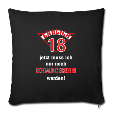 Geschenk zum 18 Kissenbezug - 18 endlich erwachsen - 2002 18 Geburtstag