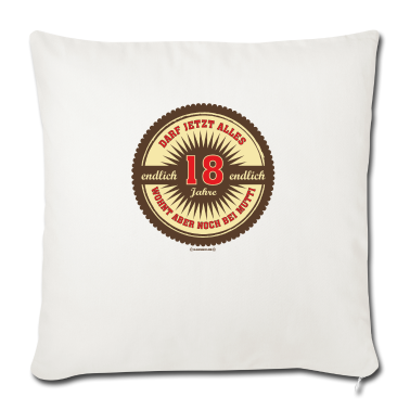 Geschenk zum 18 Kissenbezug - 18 wohnt bei Mutti - 2002 18 Geburtstag