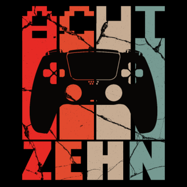 Motiv Gaming Zocken 18 Geburtstag Level 18 Complete