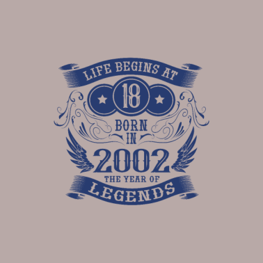 Motiv 18 Geburtstag Geschenk Legende