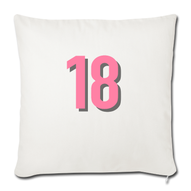Geschenk zum 18 Kissenbezug - 18