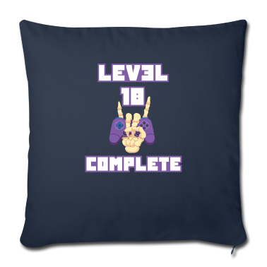 Geschenk zum 18 Kissenbezug - Level 18 Complete 18. Geburtstag Gamer Zocker