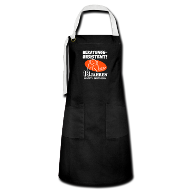 Geschenk zum 18 Schürze - Lustige Sprüche Geburtstag Beratungsresistent 18
