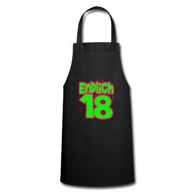 Geschenk zum 18 Schürze - 18. Geburtstag - Endlich 18