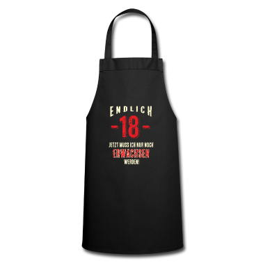 Geschenk zum 18 Schürze - Endlich 18 - 2002 18 Geburtstag