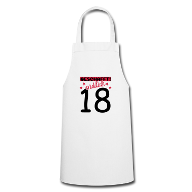 Geschenk zum 18 Schürze - endlich 18 geschafft!