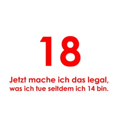Motiv 18. Geburtstag