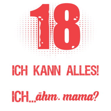 Motiv Endlich 18 | Geschenk zum 18. Geburtstag