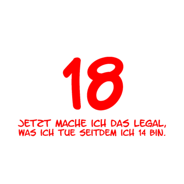 Motiv 18. Geburtstag