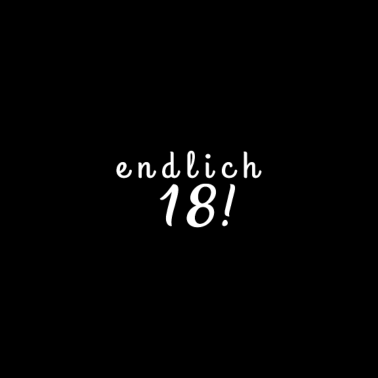 Motiv 18. Geburtstag 18 Jahre Geschenkidee