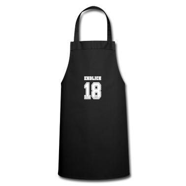 Geschenk zum 18 Schürze - Endlich 18