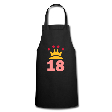 Geschenk zum 18 Schürze - Krone 18