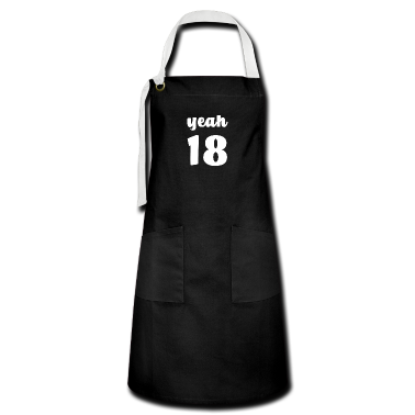 Geschenk zum 18 Schürze - Yeah 18
