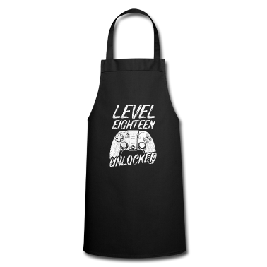 Geschenk zum 18 Schürze - Level 18 Unlocked 18. Geburtstag