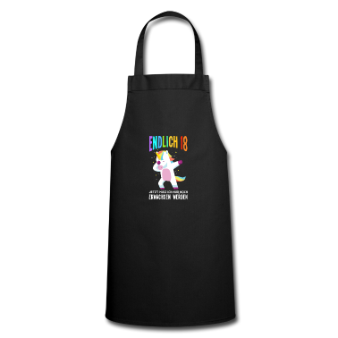 Geschenk zum 18 Schürze - Lustiges 18. Geburtstag Endlich 18 Geschenk