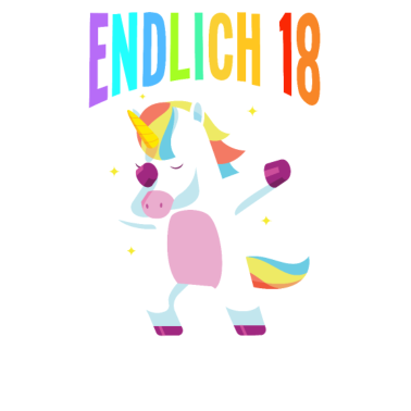 Motiv Lustiges 18. Geburtstag Endlich 18 Geschenk