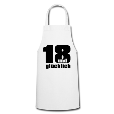 Geschenk zum 18 Schürze - 18 und gluecklich