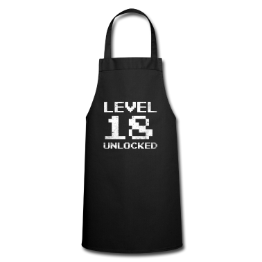 Geschenk zum 18 Schürze - 18. Geburtstag Level 18 Unlocked 18 Jahre Gamer