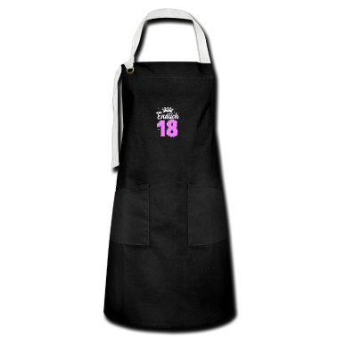 Geschenk zum 18 Schürze - Endlich 18