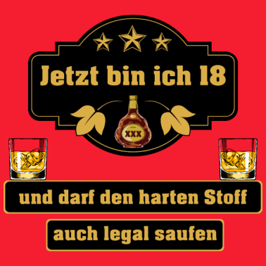 Motiv 18. Geburtstag Geburtstagsgeschenk 18 Jahre alt