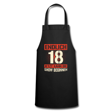 Geschenk zum 18 Schürze - Endlich 18 Geburtstag Geschenk 18 Jahre