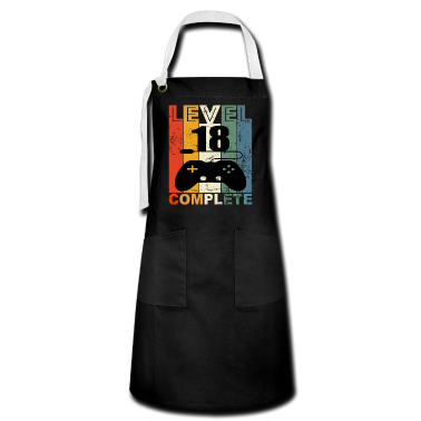 Geschenk zum 18 Schürze - 18. Geburtstag Gamer 18 Jahre Geburtstagsgeschenk