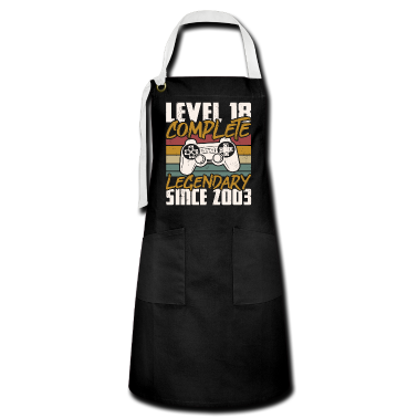 Geschenk zum 18 Schürze - Level 18 Complete 18 Geburtstag 18 Jahre Geschenk