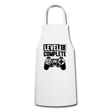 Geschenk zum 18 Schürze - 18. Geburtstag Level 18 Complete 18 Jahre Gamer