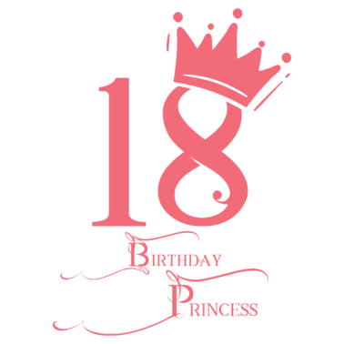 Motiv 18 Geburtstag Prinzessin Krone Geschenk