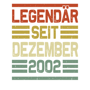 Motiv Legendär seit Dezember 2002 18.Geburtstag 18