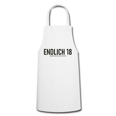 Geschenk zum 18 Schürze - Endlich 18 Geburtstag