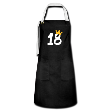 Geschenk zum 18 Schürze - 18 Krone 18 Geburtstag 18 Jahre