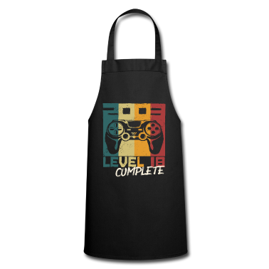 Geschenk zum 18 Schürze - Level 18 Complete 18 Geburtstag Gamer