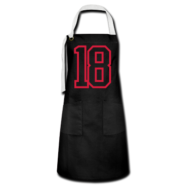 Geschenk zum 18 Schürze - 18